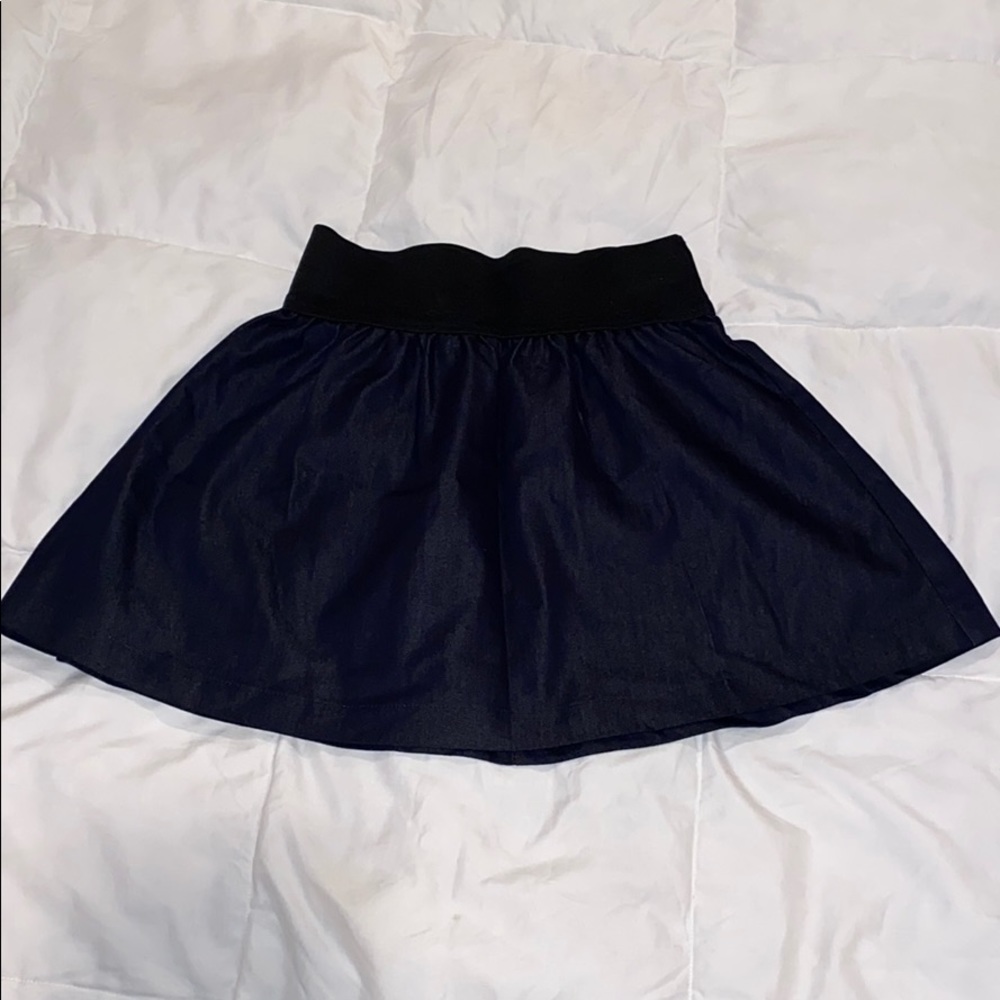 Denim like Skater Skirt